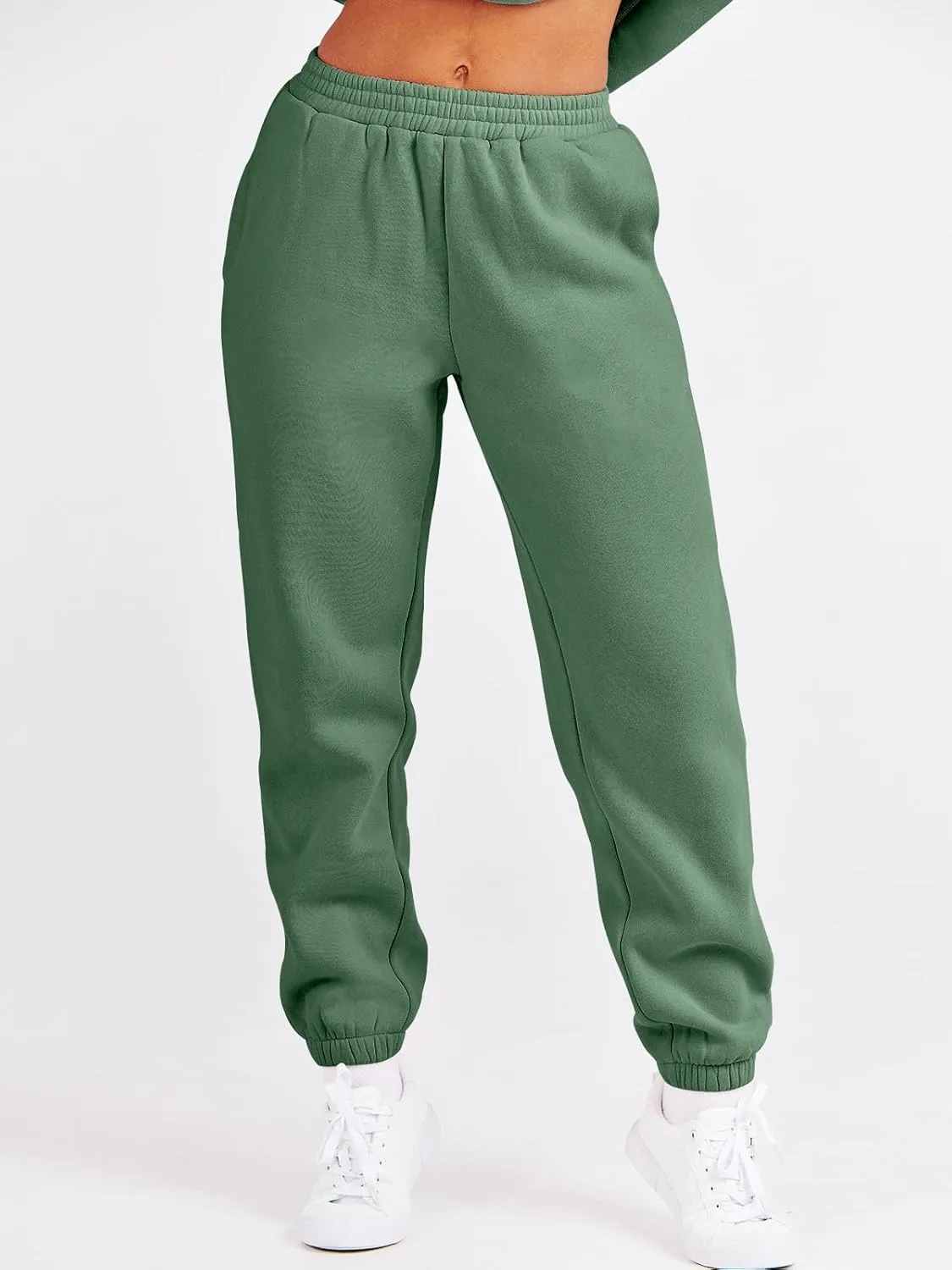 ANRABESS Women's Two Piece Outfits Lounge Set Long Sleeve Crewneck Sweatshirt Jogger Pants Tracksuit Sweatsuit 2024 Fall Sets