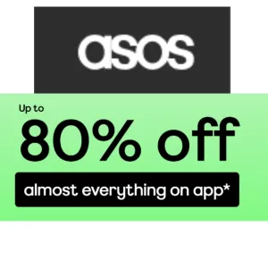 ASOS: 80% OFF IN APP!!
