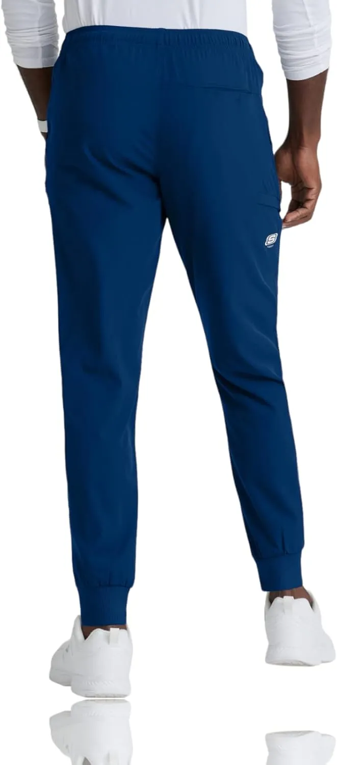 BARCO Skechers Vitality Crew Scrub Jogger for Men - Medical Cargo Pant, 4-Way Stretch, Sustainable Fabric Men's Scrub Pant