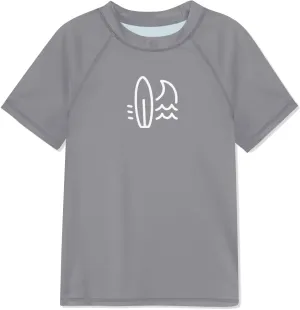 BesserBay Boy's UV Sun Protection Short Sleeve Quick-Dry Crewneck Rash Guard Shirt 3-14 Years