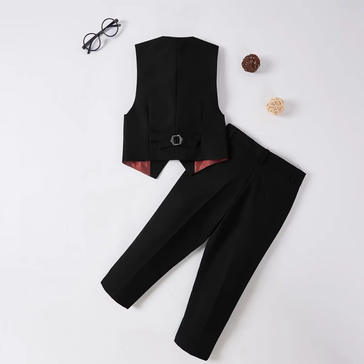 Boys Suit Formal Suits for Boys Slim Fit Tuxedo Suits Set Boy Dress Clothes Toddler Wedding Outfit