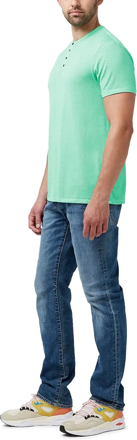 Buffalo David Bitton Men's Short Sleeve Kasum Henley