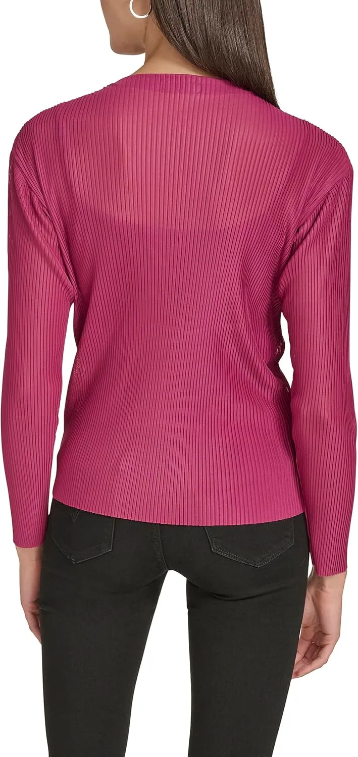 Calvin Klein Women's Long Sleeve Mock Neck Top