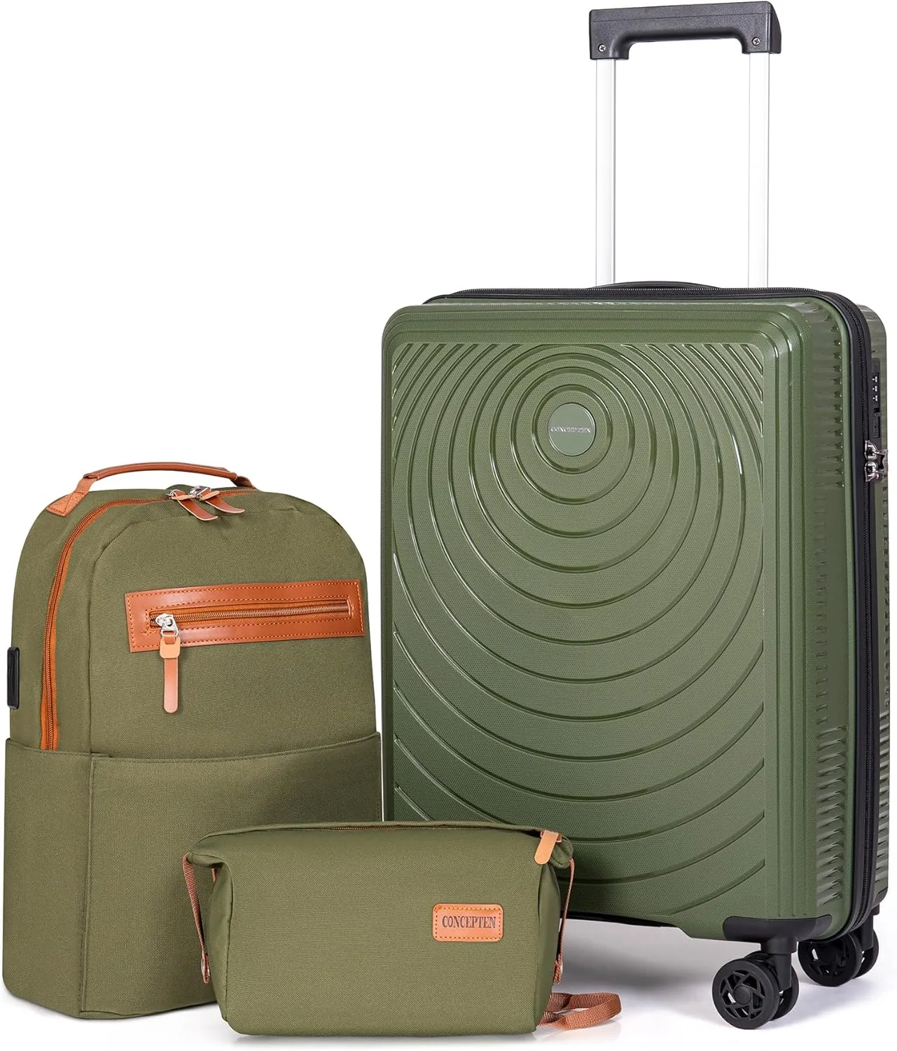 Carry On Luggage 22x14x9 Airline Approved, 20-inch Soft shell Suitcases with Wheels, PP Lightweight Carry on Suitcase with TSA Lock