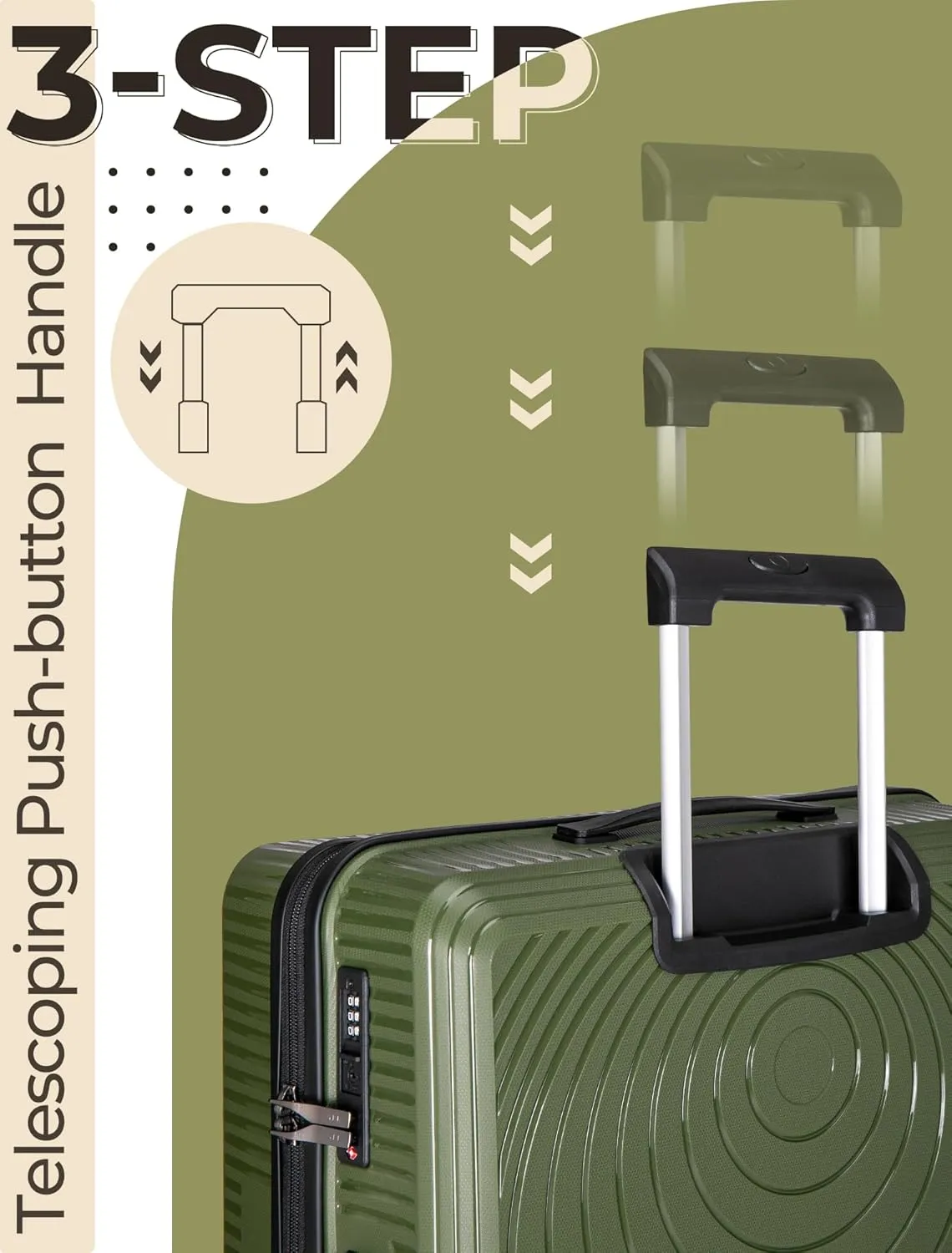 Carry On Luggage 22x14x9 Airline Approved, 20-inch Soft shell Suitcases with Wheels, PP Lightweight Carry on Suitcase with TSA Lock