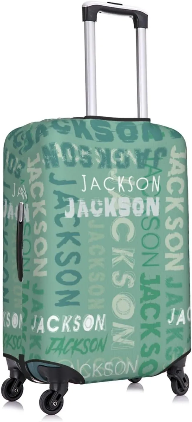 Custom Luggage Cover Personalized Travel Suitcase Protector Add Your Own Name Photo Text Elastic Washable Baggage Covers For Kid And Adult 4 Sizes