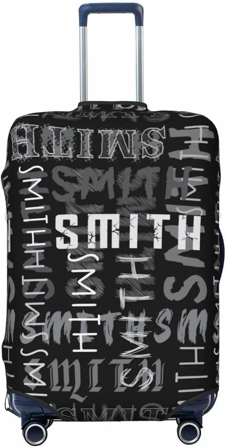 Custom Luggage Cover Personalized Travel Suitcase Protector Add Your Own Name Photo Text Elastic Washable Baggage Covers For Kid And Adult 4 Sizes