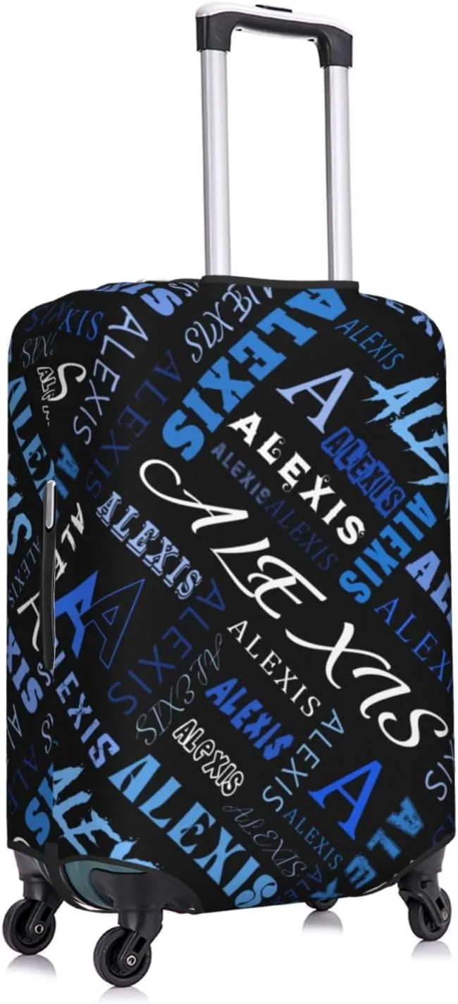 Custom Luggage Cover Personalized Travel Suitcase Protector Add Your Own Name Photo Text Elastic Washable Baggage Covers For Kid And Adult 4 Sizes