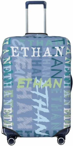 Custom Luggage Cover Personalized Travel Suitcase Protector Add Your Own Name Photo Text Elastic Washable Baggage Covers For Kid And Adult 4 Sizes