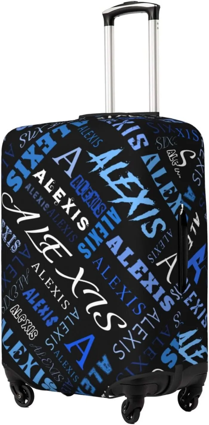 Custom Luggage Cover Personalized Travel Suitcase Protector Add Your Own Name Photo Text Elastic Washable Baggage Covers For Kid And Adult 4 Sizes