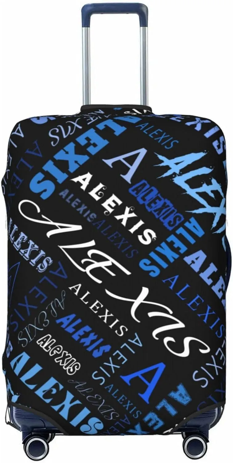 Custom Luggage Cover Personalized Travel Suitcase Protector Add Your Own Name Photo Text Elastic Washable Baggage Covers For Kid And Adult 4 Sizes