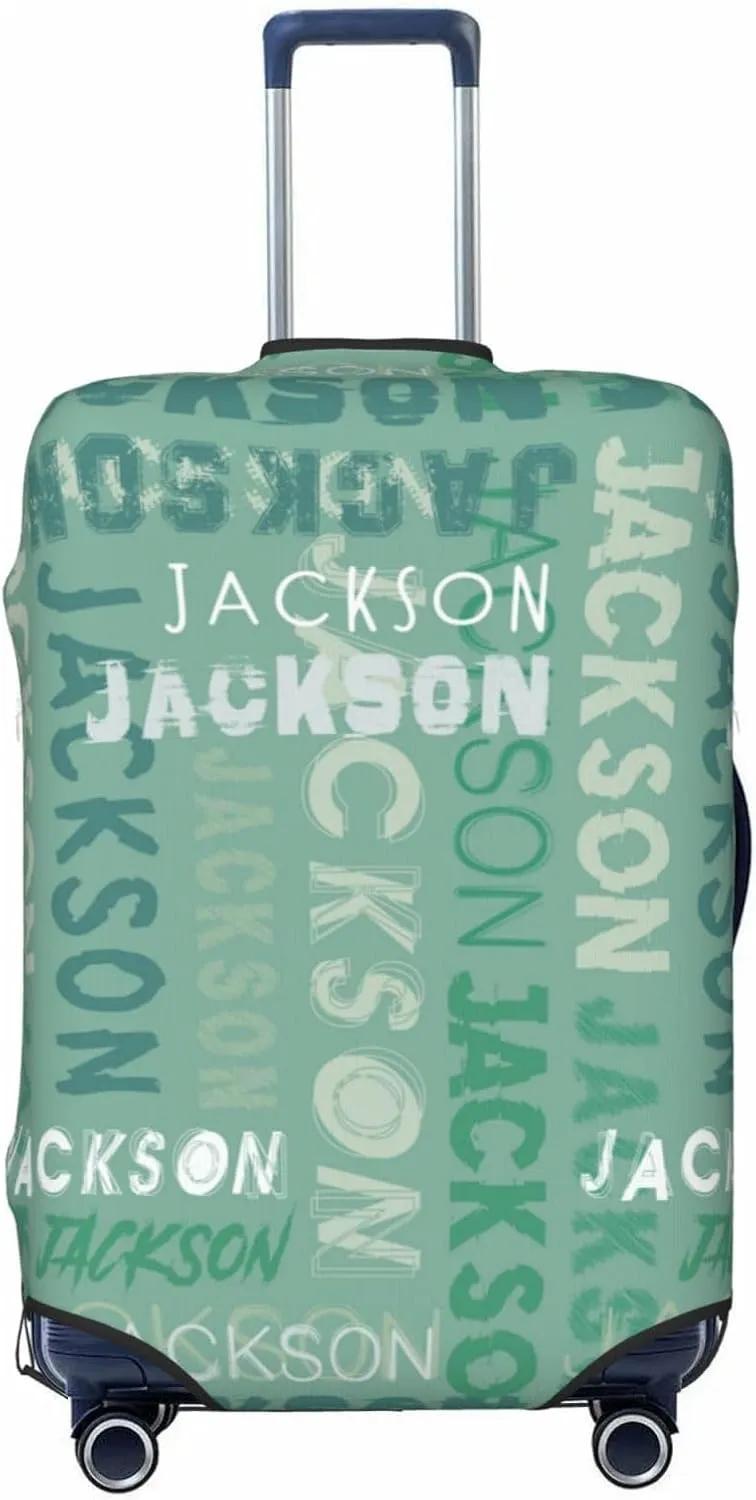 Custom Luggage Cover Personalized Travel Suitcase Protector Add Your Own Name Photo Text Elastic Washable Baggage Covers For Kid And Adult 4 Sizes