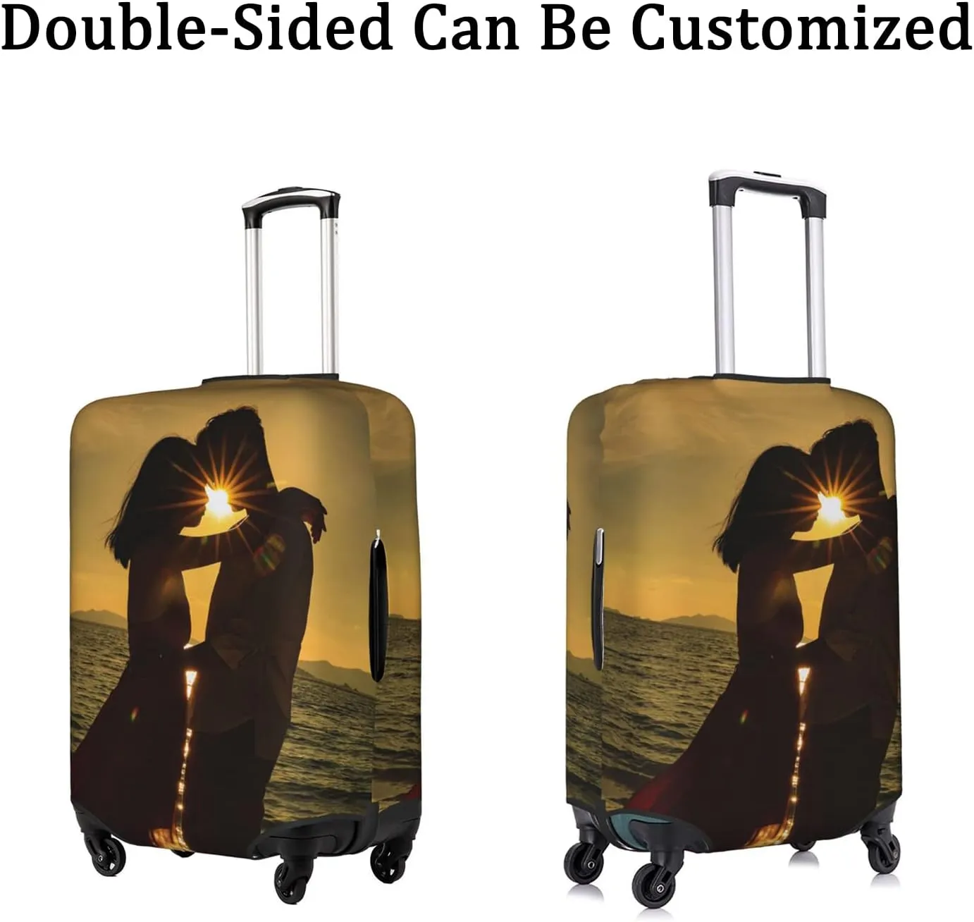 Custom Personalized Travel Luggage Cover Protector for Suitcase L(27-30 inch luggage)
