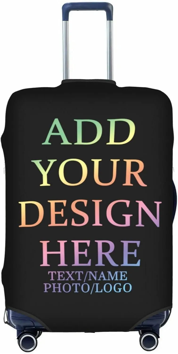 Custom Personalized Travel Luggage Cover Protector for Suitcase L(27-30 inch luggage)