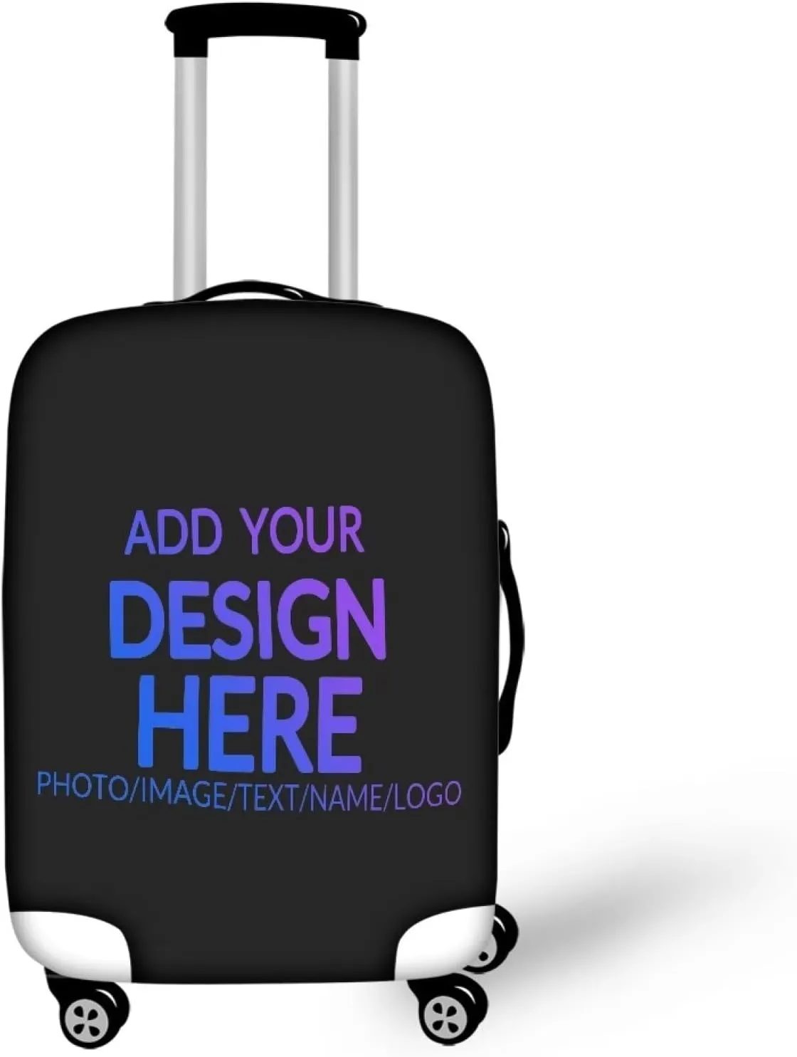 Cute Luggage Cover for Boys Girls Washable Suitcase Cover Protector Travel Suitcase Cover Fits 18-32 Inch Luggage,Customized Luggage Cover for Women Men