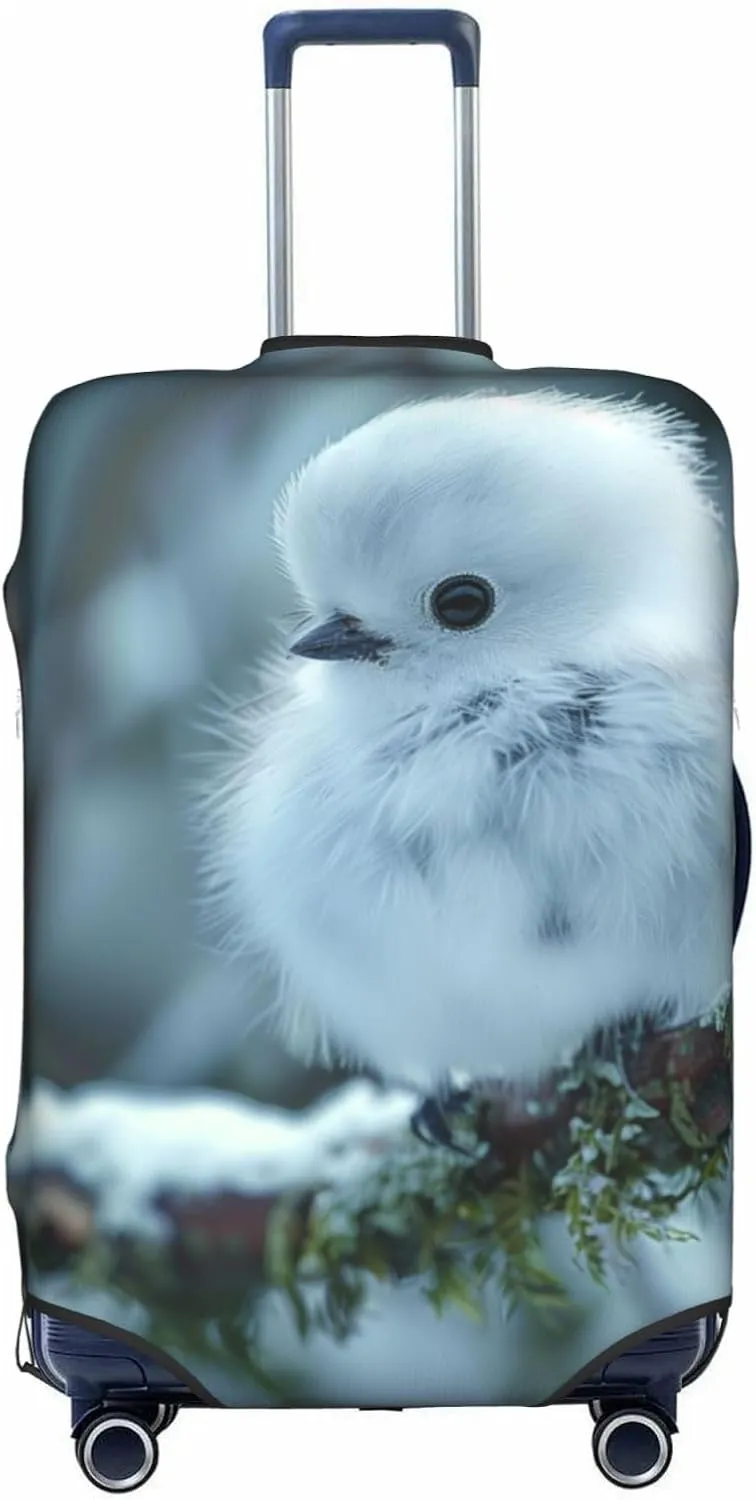 cute snow bird Elastic Travel Luggage Cover Travel Suitcase Protective Cover