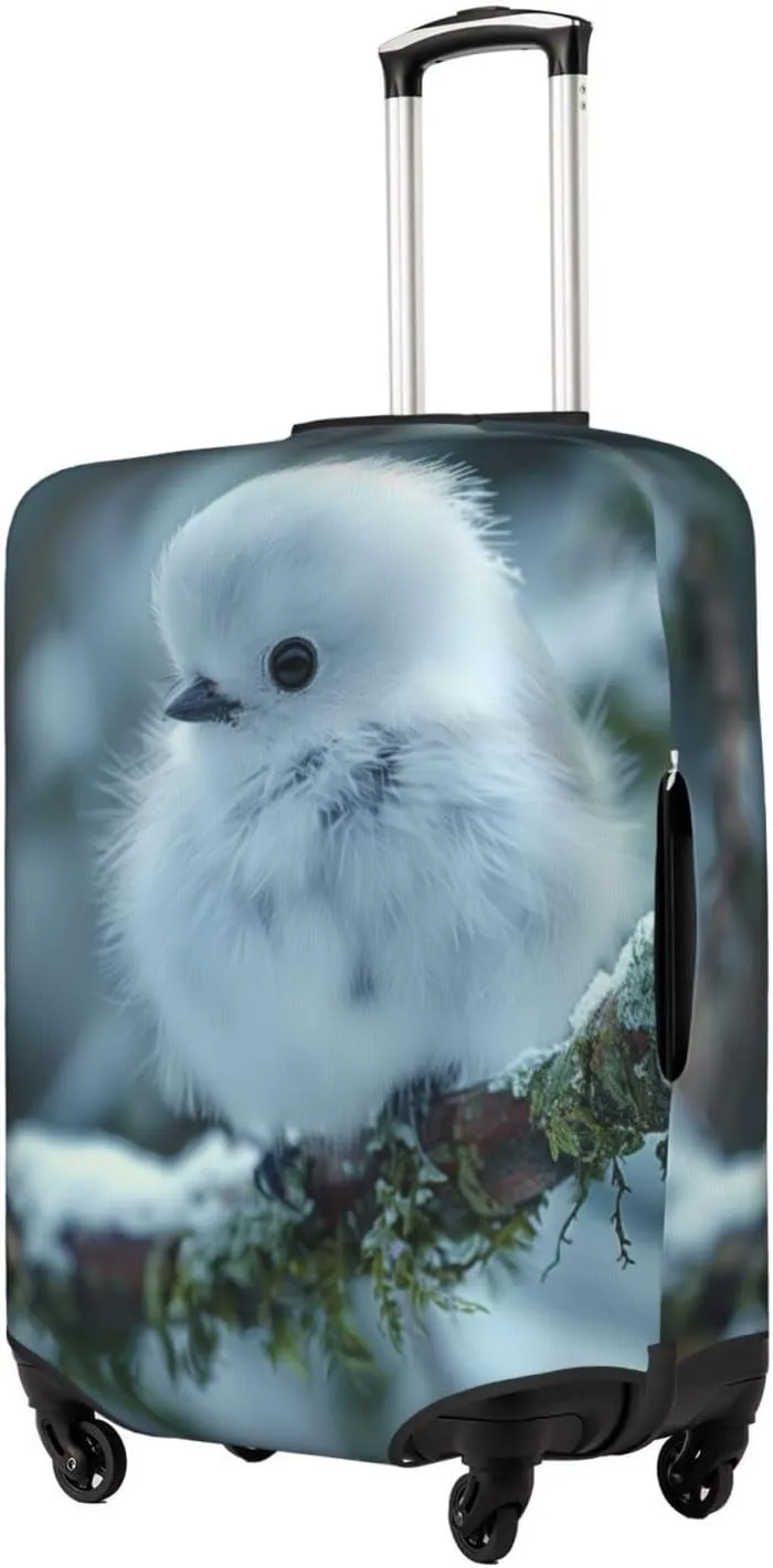 cute snow bird Elastic Travel Luggage Cover Travel Suitcase Protective Cover