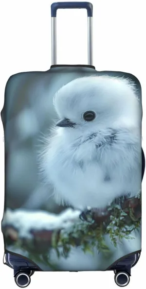 cute snow bird Elastic Travel Luggage Cover Travel Suitcase Protective Cover