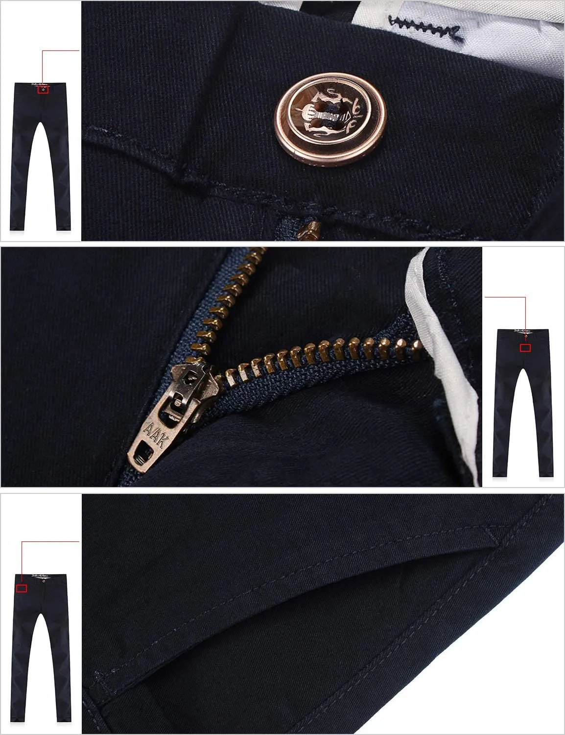 Demon&Hunter 910X Series Men's Skinny Fit Stretch Pant