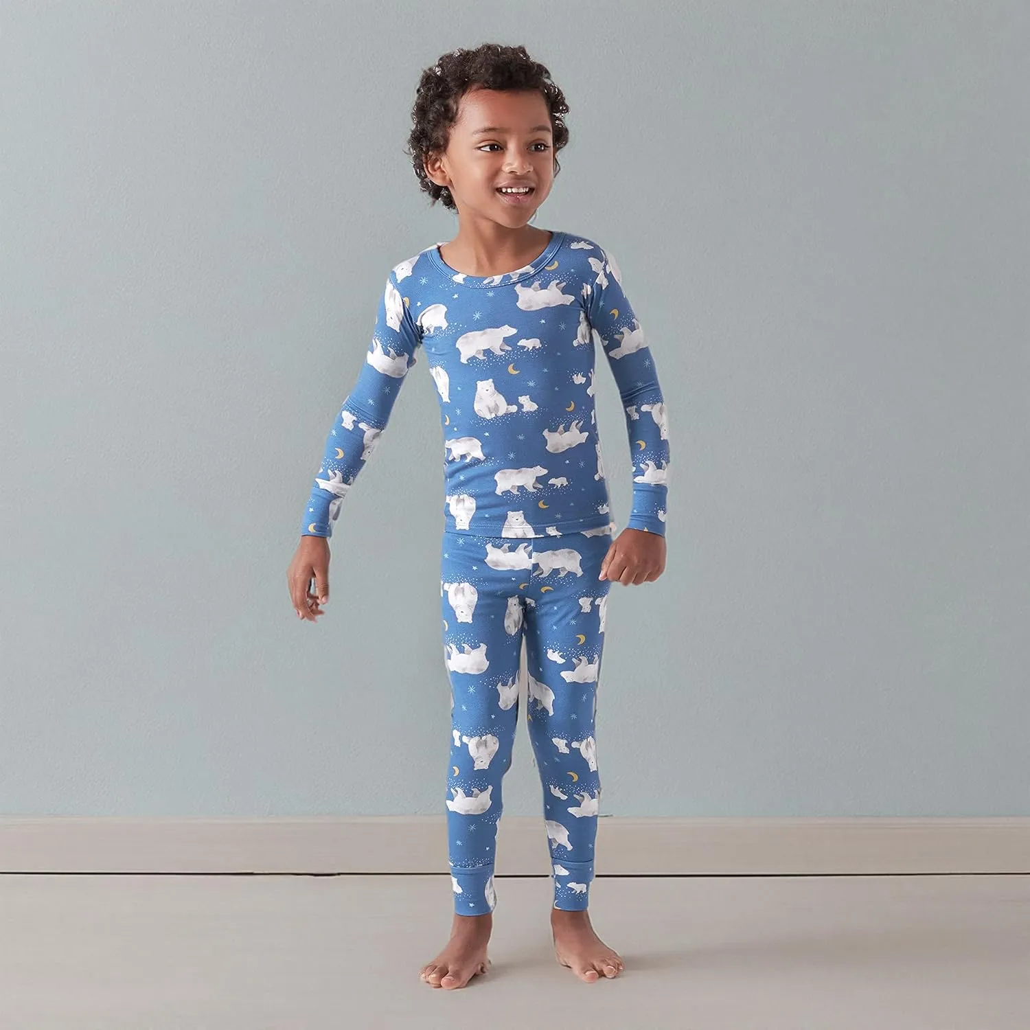 Gerber Unisex Baby Toddler Buttery Soft 2-Piece Snug Fit Pajamas with Viscose Made from Eucalyptus