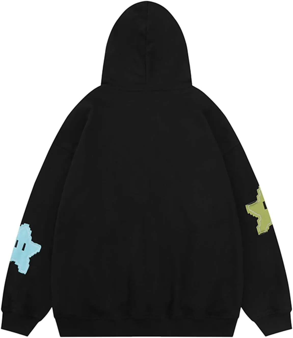 GOOCHEER Women 's Teen Girl Star Print Y2K Zip Up Hoodies Jacket Sweatshirt Cute Fall Jacket Hoodie Clothes