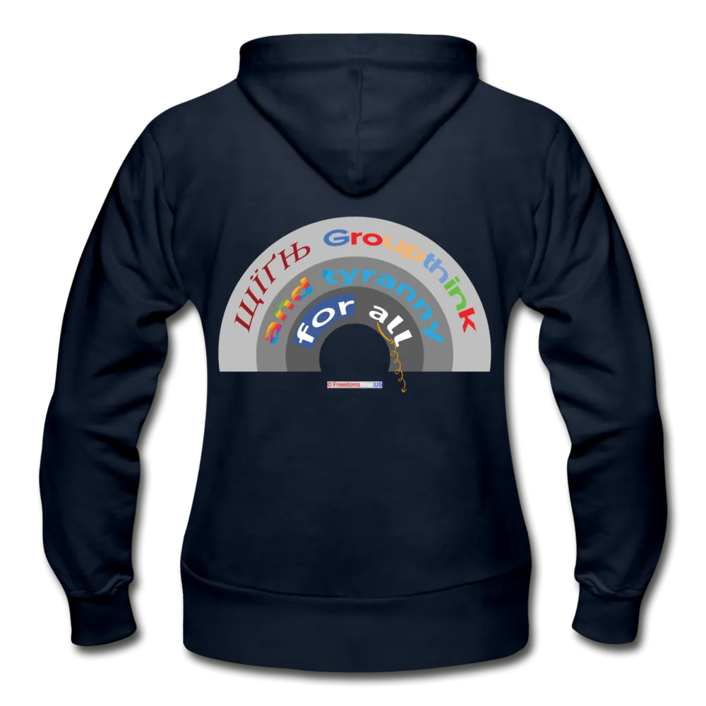 GROUPTHINK RAINBOW - Gildan Heavy Blend Women's Zip Hoodie