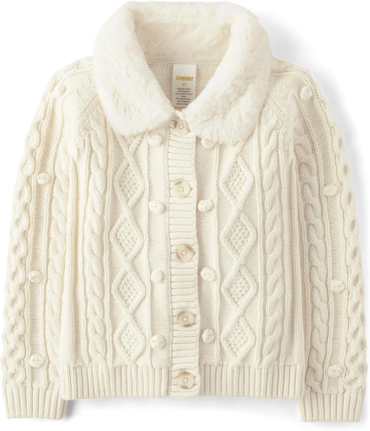 Gymboree Girls' and Toddler Long Sleeve Button Front Cardigan