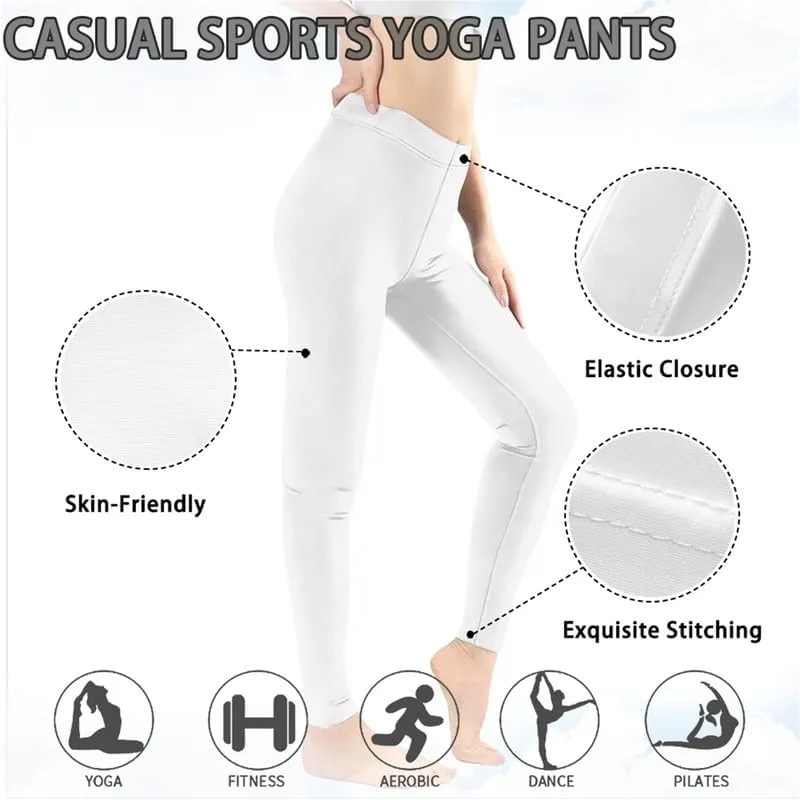 Irisjudy Women Full Length Leggings, Ethnic Geometric High Waist Stretchy Workout Tights, Ladybug Comfy Yoga Pants Plus Size