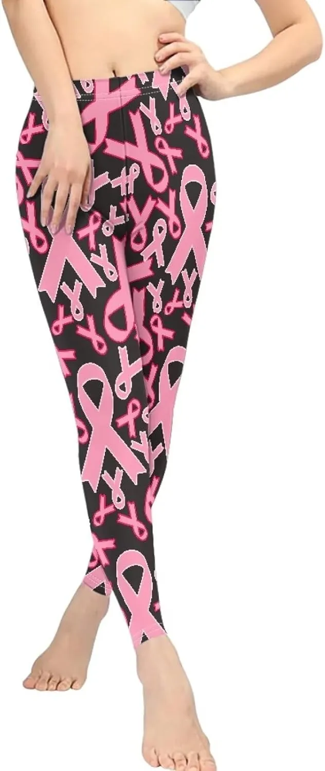 Irisjudy Women's High Waist Stretchy Yoga Pants, Boho Skinny Leggings Workout Trouser, Ethnic Tummy Control Tights XS-3XL