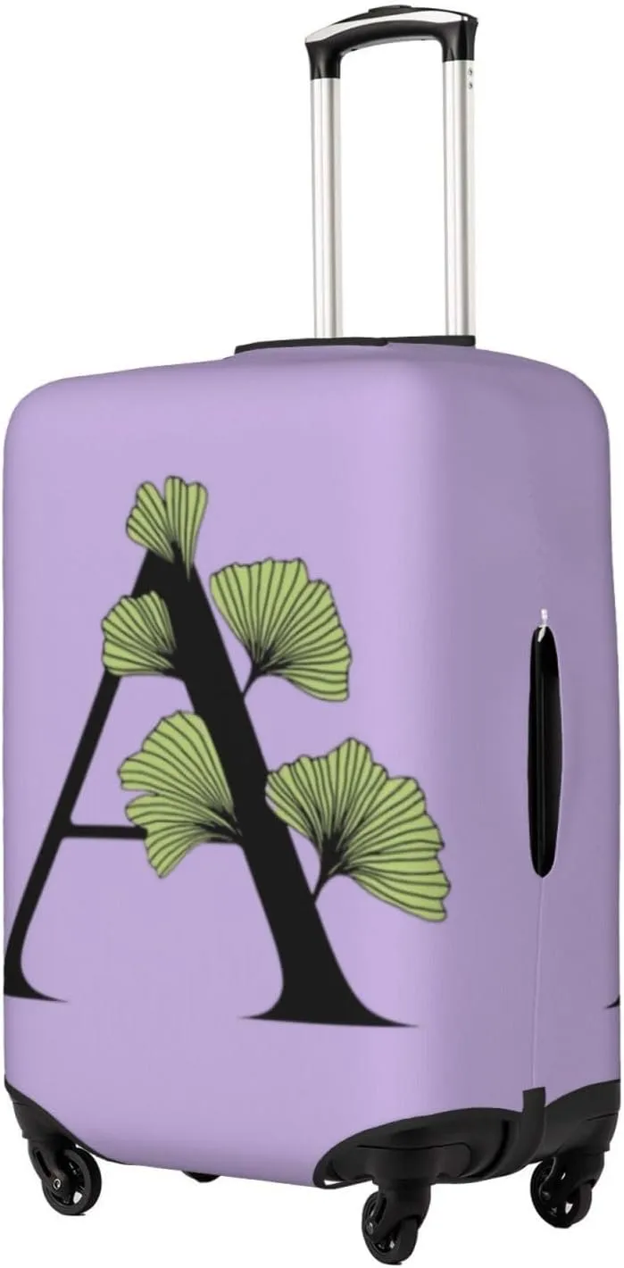 Letter A Luggage Cover Fits 18-32 Inch Suitcase, Washable Elastic Suitcase Cover Protector with Concealed Zipper for Wheeled Suitcase Travel Accessories LC727