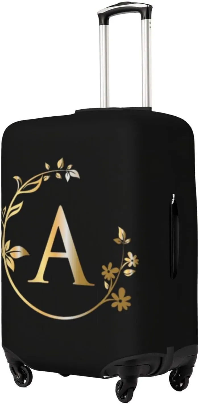 Letter A Luggage Cover Fits 18-32 Inch Suitcase Washable Elastic with Concealed Zipper for Travel Accessories LCC518