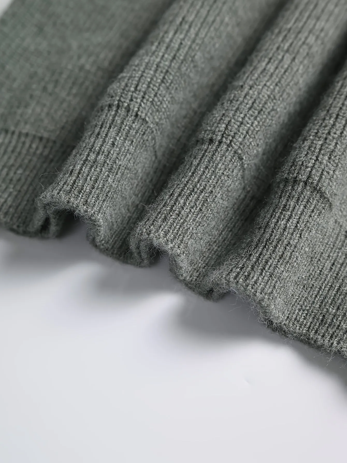 LEVORIN | Solid Knitted Turtleneck Mens Sweater