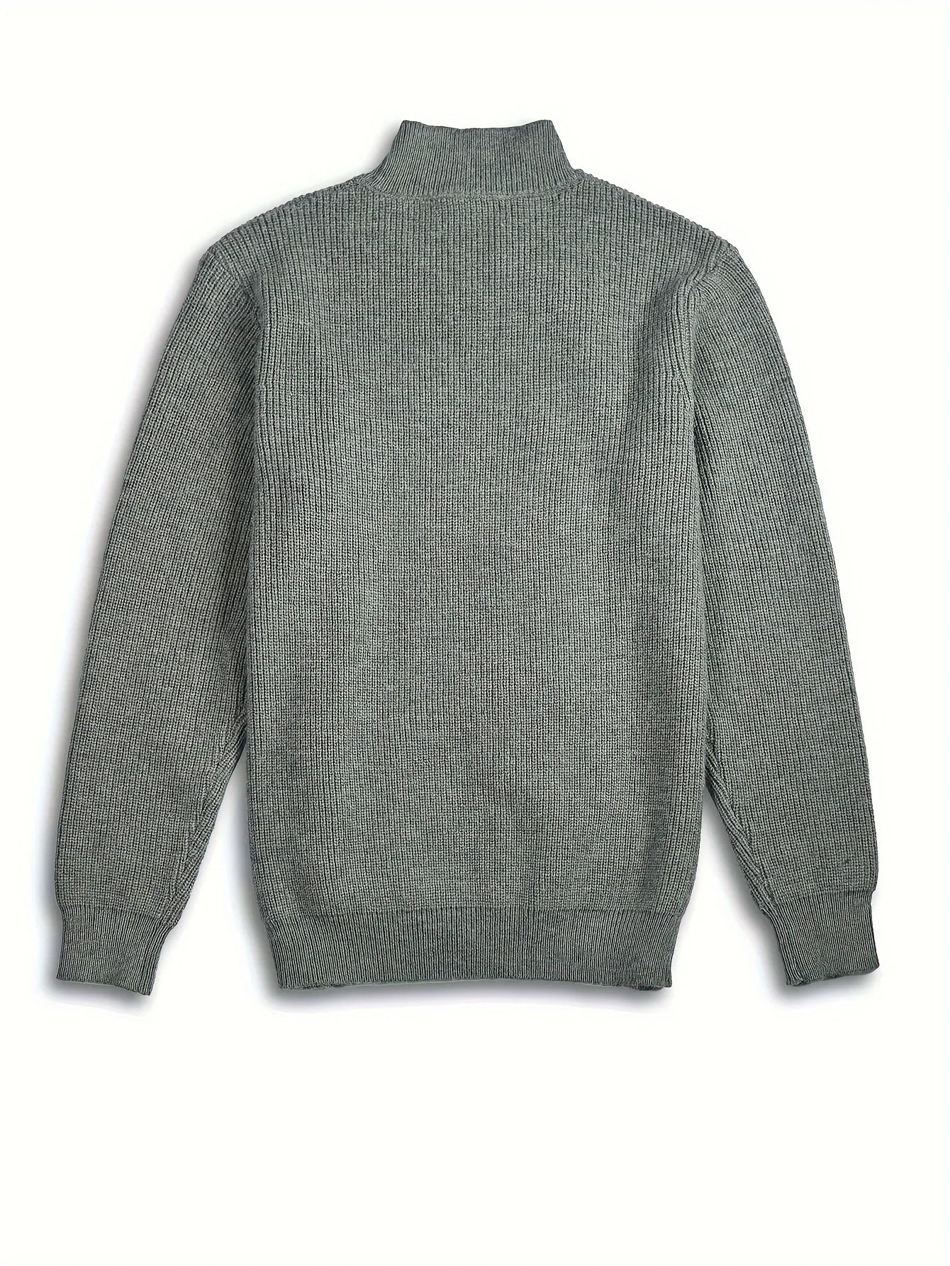 LEVORIN | Solid Knitted Turtleneck Mens Sweater