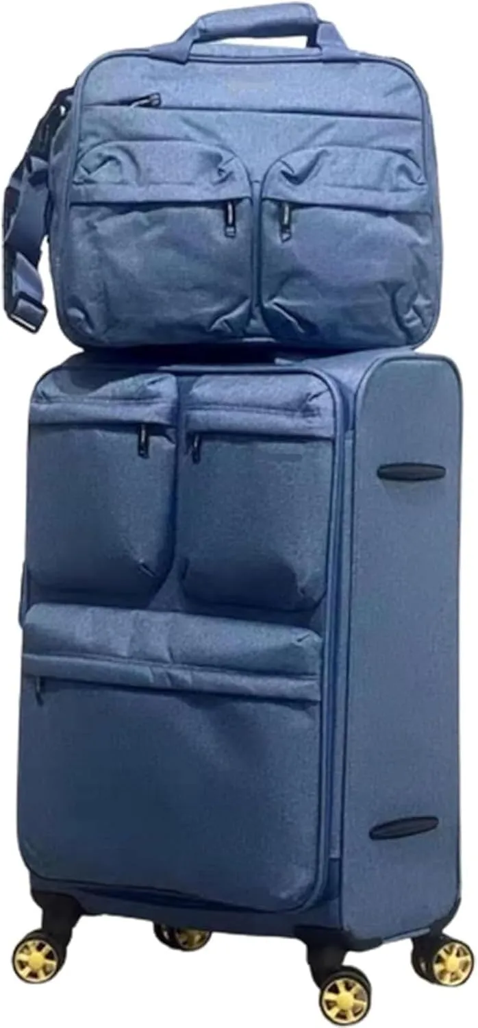 Lightweight Suitcases Expandable Rolling Upright Luggage, 2-Piece Set,Spinner Wheels,TSA Lock for Travel Suitcase Trolley