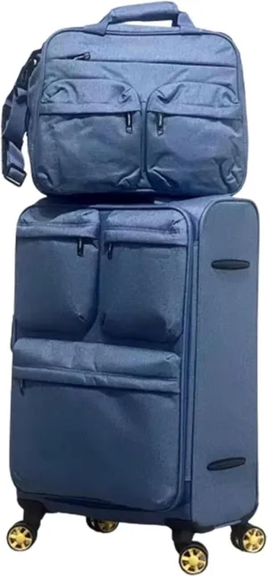 Lightweight Suitcases Expandable Rolling Upright Luggage, 2-Piece Set,Spinner Wheels,TSA Lock for Travel Suitcase Trolley