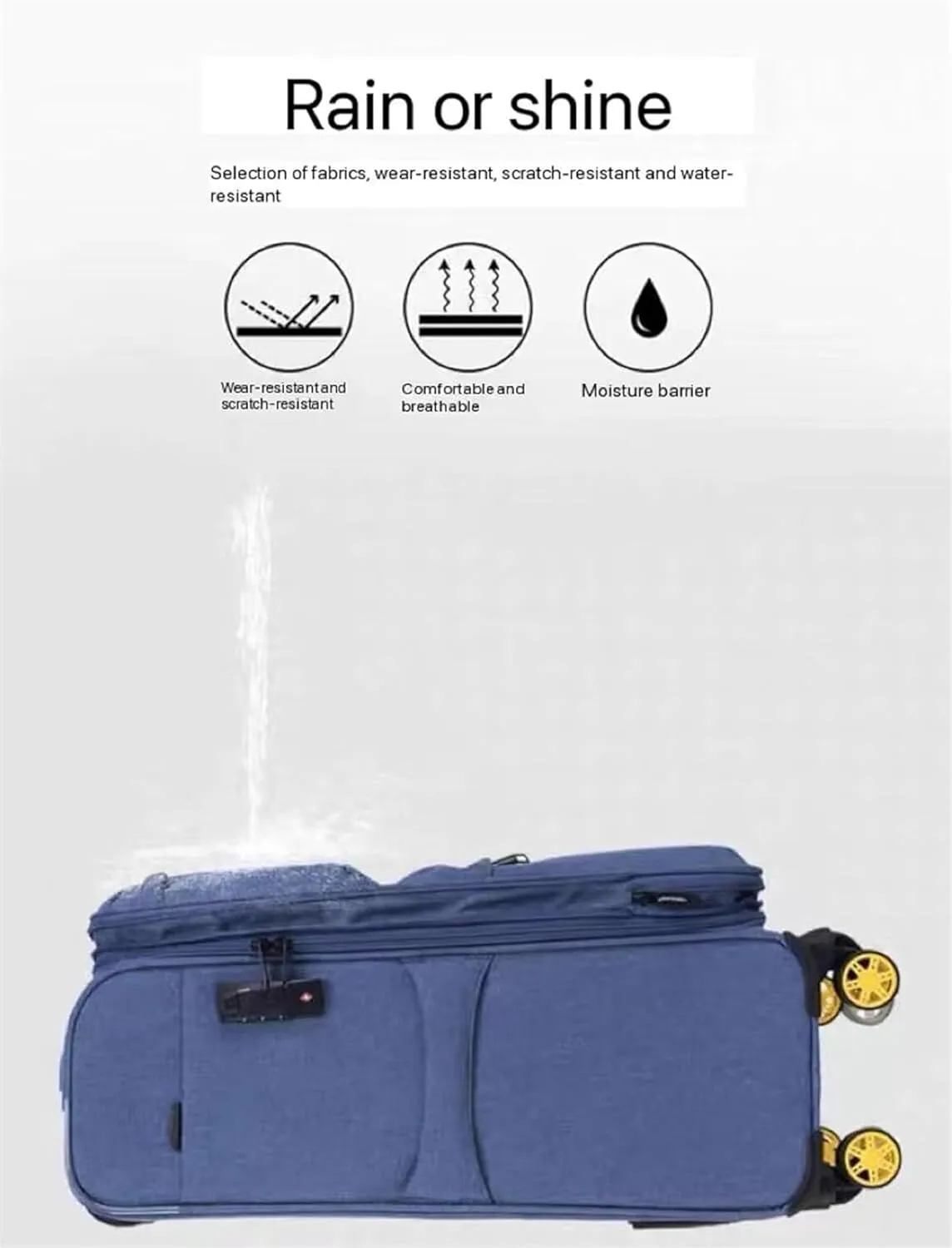 Lightweight Suitcases Expandable Rolling Upright Luggage, 2-Piece Set,Spinner Wheels,TSA Lock for Travel Suitcase Trolley