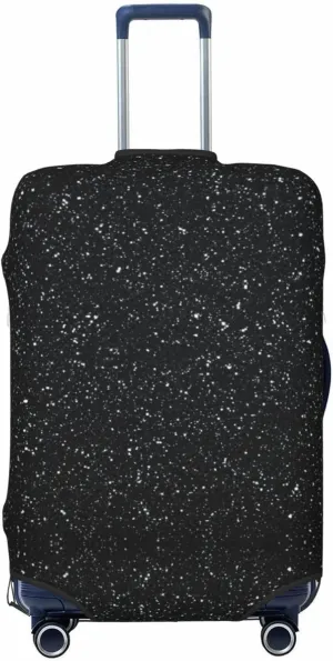 Luggage Cover Elastic Suitcase Cover Protector Washable Covers Fit 18-32 Inch Luggage-Black Glitter