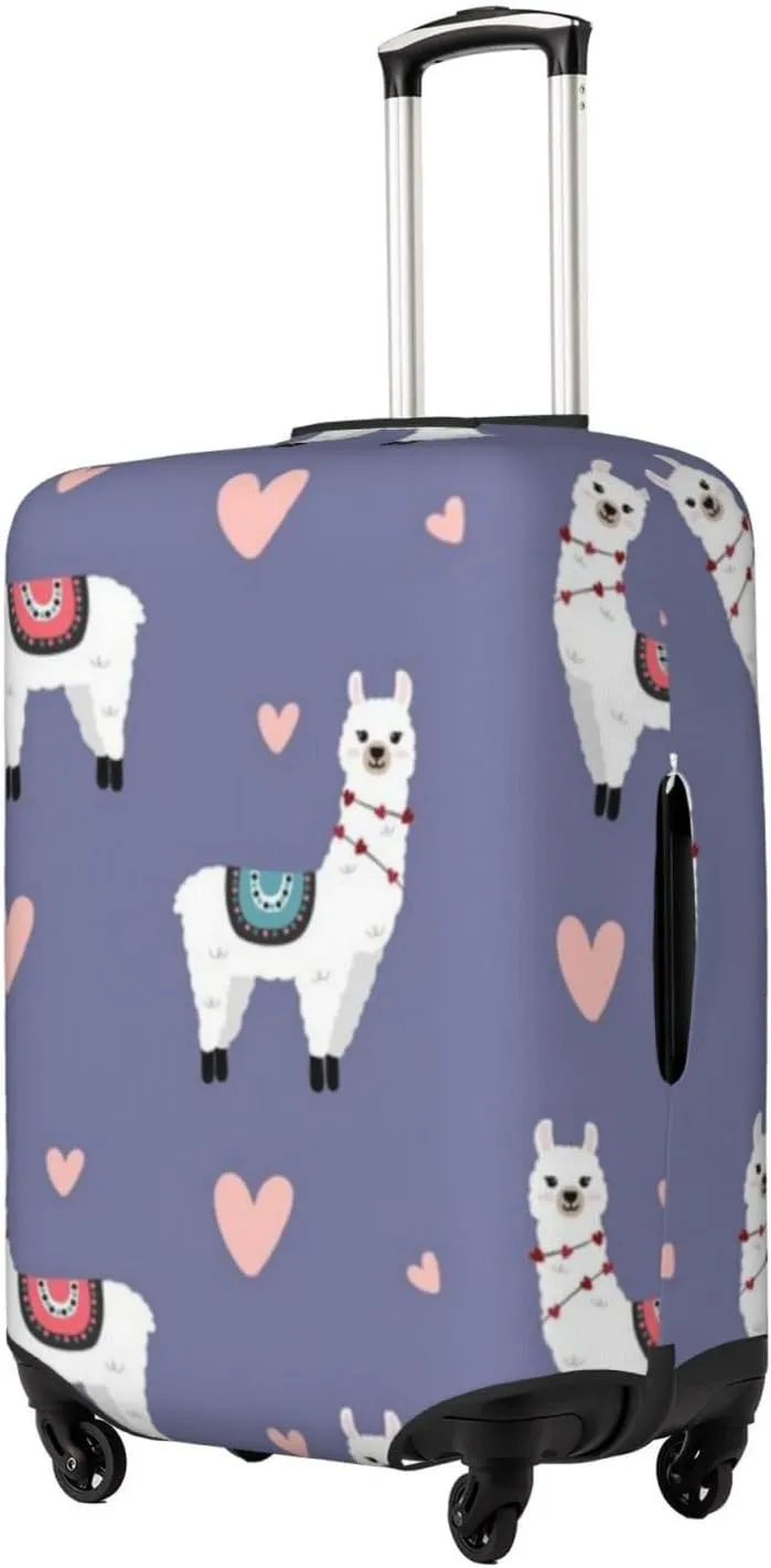 Luggage Cover Fits 18-32 Inch Suitcase, Washable Elastic Suitcase Cover Protector with Concealed Zipper for Wheeled Suitcase Travel Accessories LC154
