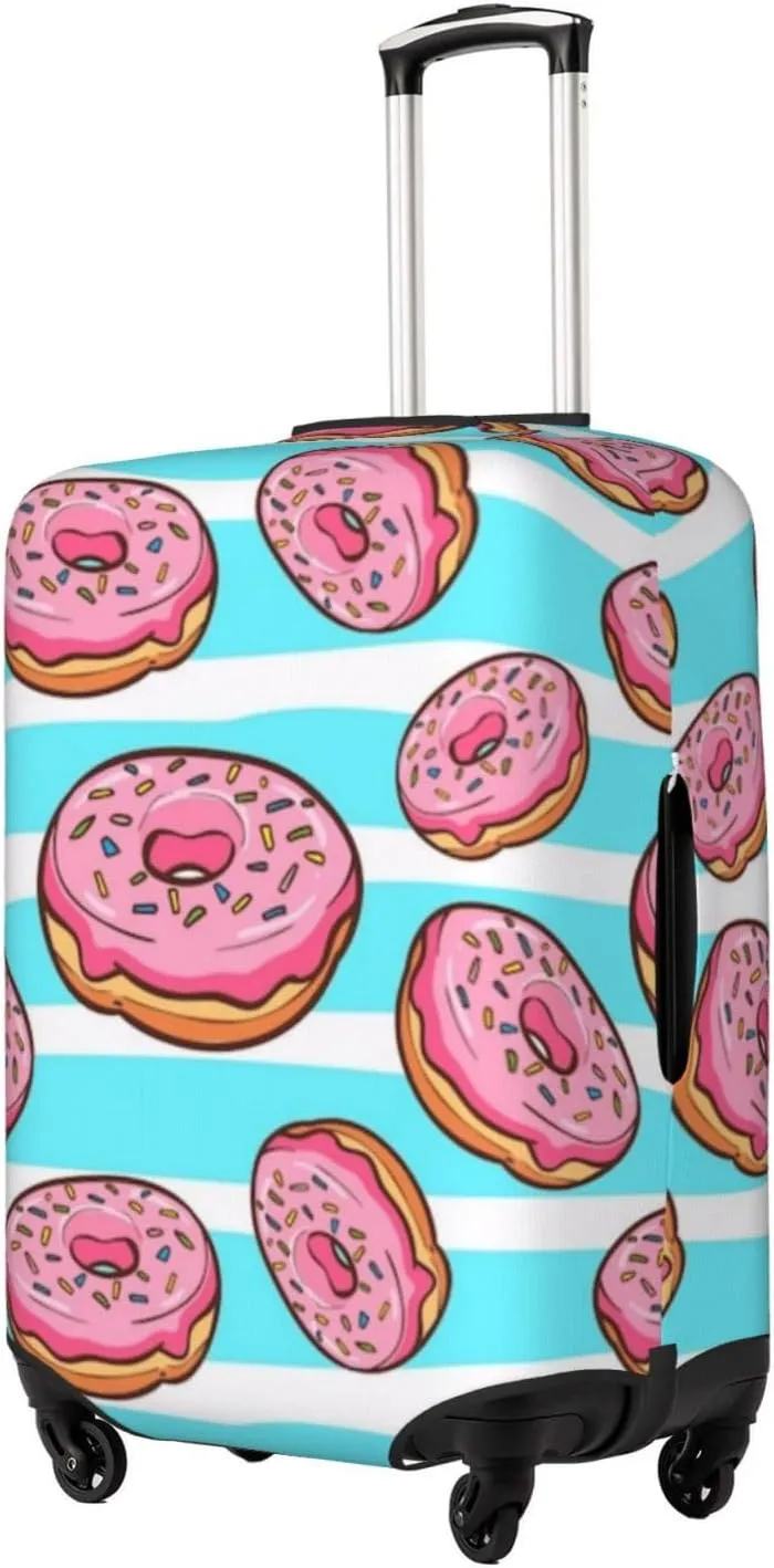 Luggage Cover Fits 18-32 Inch Suitcase, Washable Elastic Suitcase Cover Protector with Concealed Zipper for Wheeled Suitcase Travel Accessories LC158