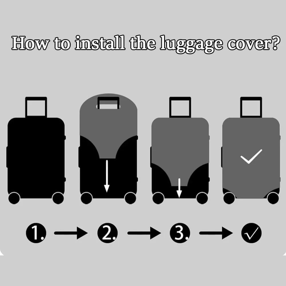 Luggage Cover for Suitcase, Leopard Print Business Suitcase Cover Protector Fit 18-32 Inch Luggage, Fashion Baggage Covers with Zipper for Travel (Pink Purple,L(26-28inch suitcase))