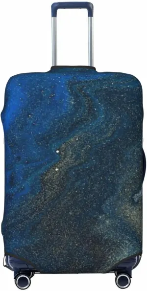Luggage Cover Marble Suitcase Protector fits 18-32inch Travel Suitcase Cover Dustproof Washable with Concealed Zipper for Wheeled Suitcase TC281