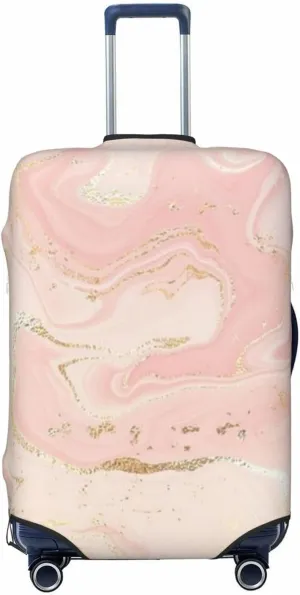 Luggage Cover Marble Suitcase Protector fits 18-32inch Travel Suitcase Cover Dustproof Washable with Concealed Zipper for Wheeled Suitcase TC289
