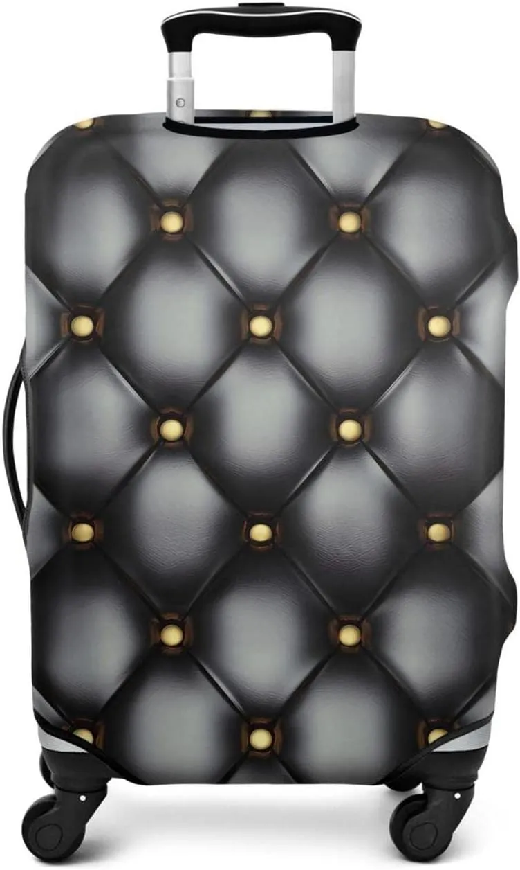 Luggage Cover Suitcase Spandex Leather Print Trolley Cases Protector Cover Fit 22-24 Inch Luggage