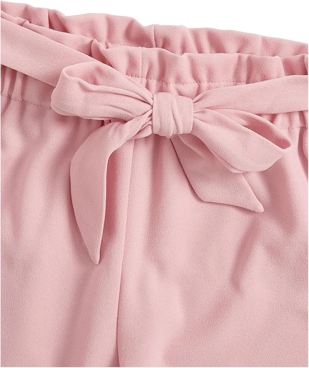 Milumia Girl's Two Piece Outfit Solid Open Front Blazer and Pants Set