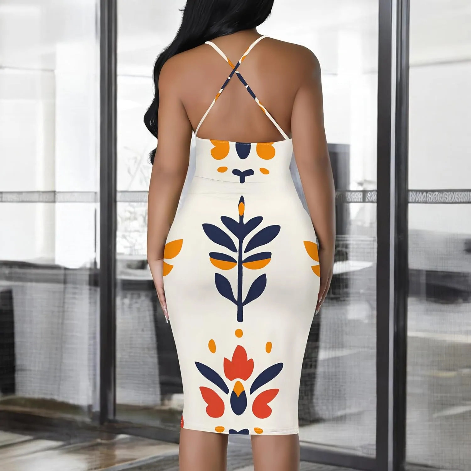Mini Dress Sexy Bodycon Sundress for Women Summer Short Low Backless Spaghetti Strap Beach Boho Party Club Dresses