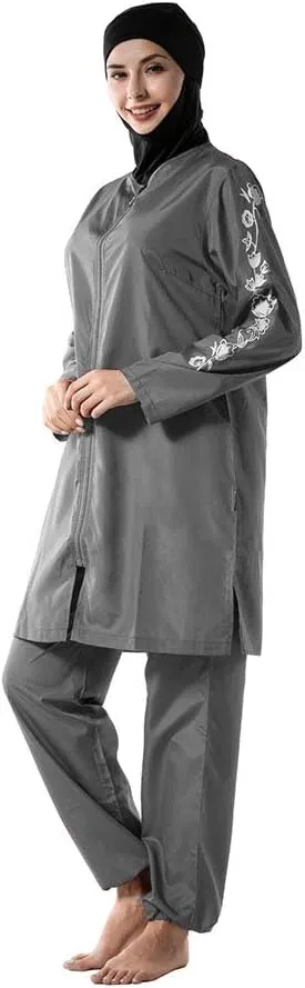Modest Muslim Swimwear for Women Girls Full Cover Islamic Hijab Sportswear Suit