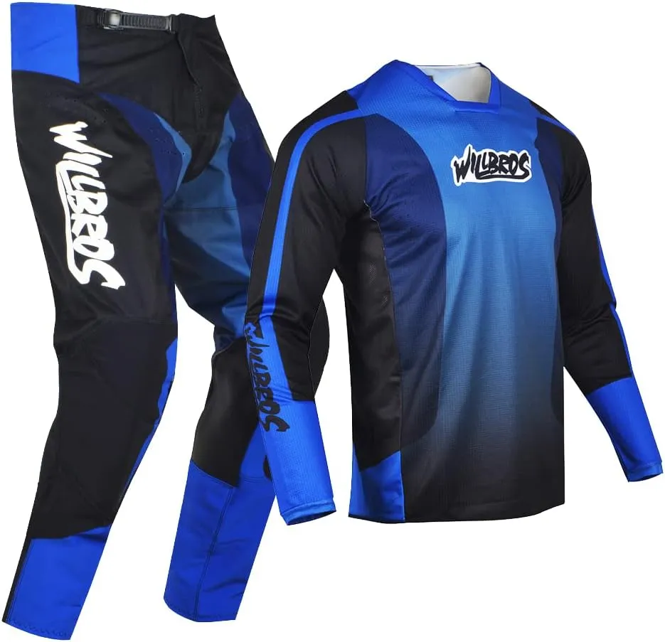 Motocross Jersey Pants Combo Mens MX Gear Set Dirt Bike Offroad Riding Racewear Adult Racing