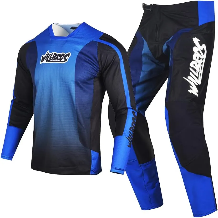 Motocross Jersey Pants Combo Mens MX Gear Set Dirt Bike Offroad Riding Racewear Adult Racing