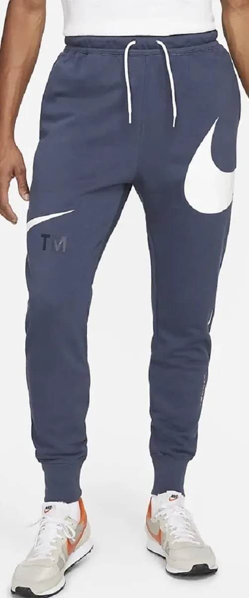 Nike Sportswear Swoosh Men's Semi-Brushed Jogger Pants (as1, Alpha, xx_l, Regular, Regular, Thunder Blue/White, Regular)