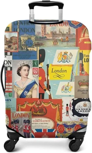 Royal london Luggage Protective Cover Royal london pattern Suitcase Cover Fit 29-32 Inch Luggage